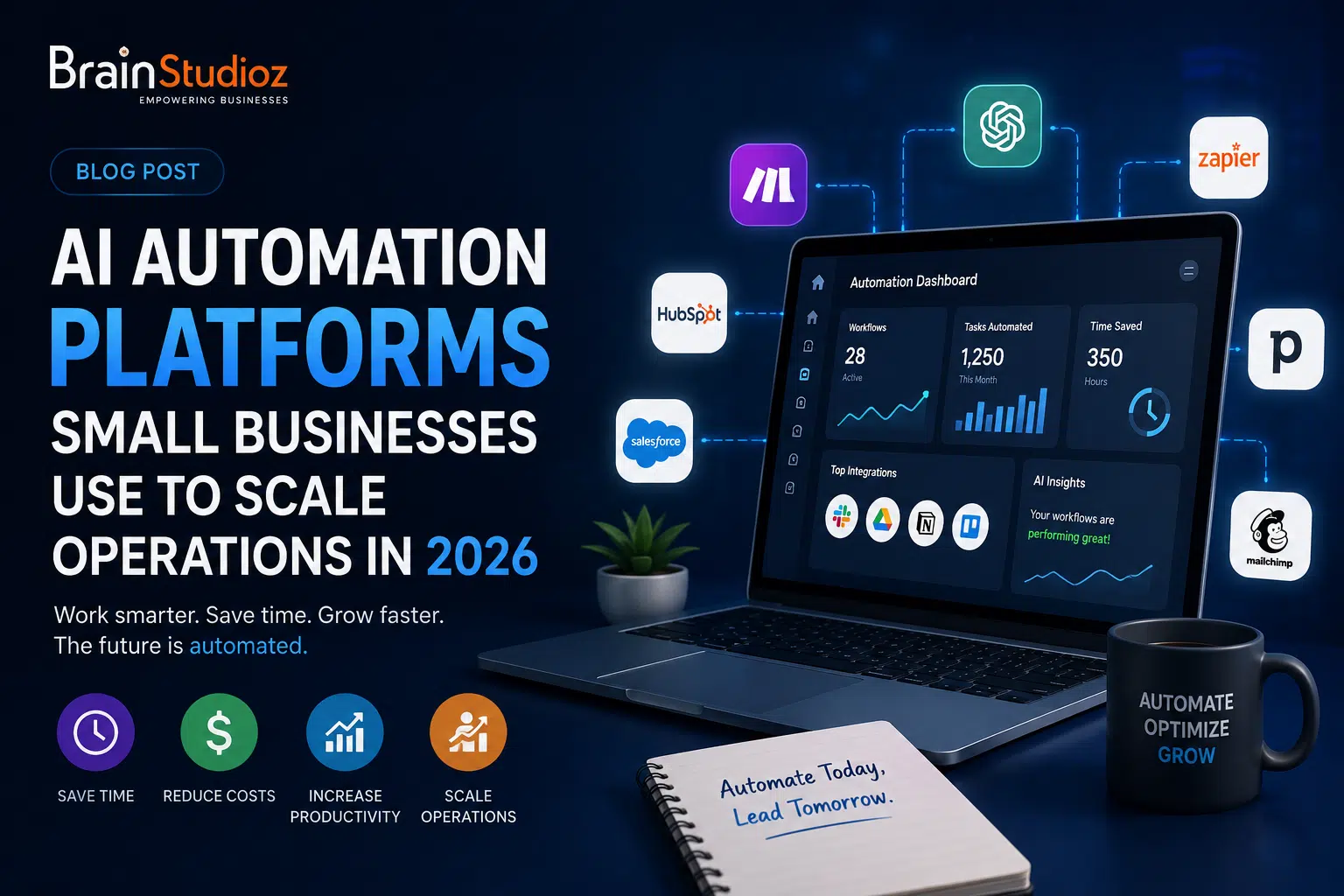 AI automation platforms small businesses use to scale operations in 2026