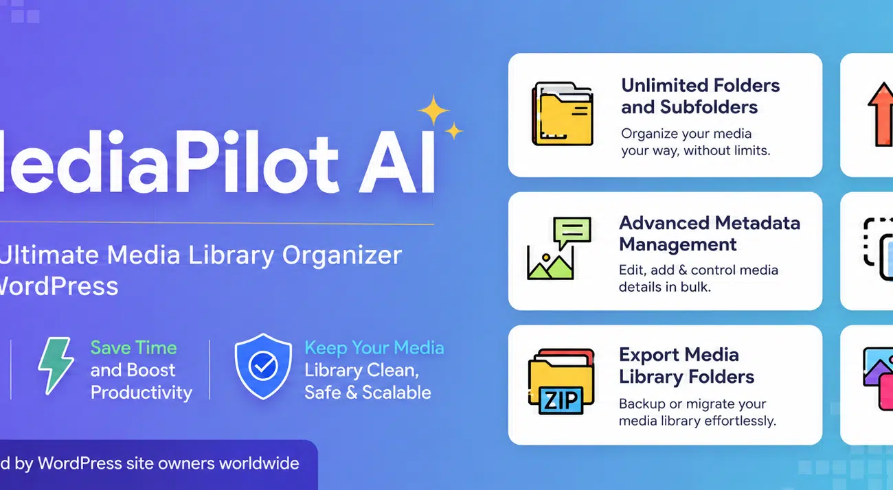 MediaPilot AI: The WordPress Media Library Plugin